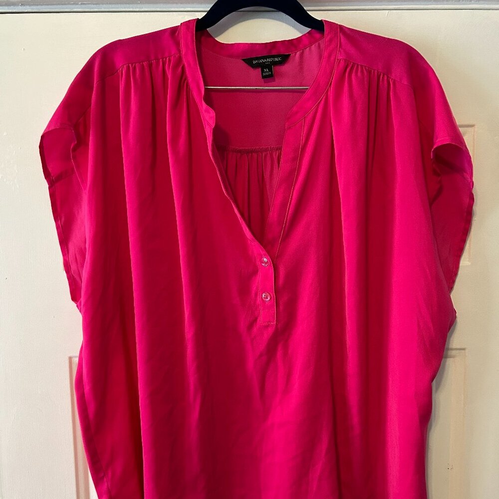 Banana Republic Pink Blouse - Size XL